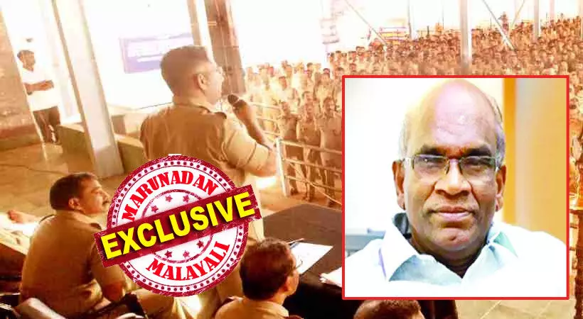 ആനയറയിലെ ഗുണ്ട ശബരിമല സെക്യൂരിറ്റിയായി; പേട്ടയിലെ പ്രശ്നക്കാരന് ഭക്തരെ കൈകാര്യം ചെയ്തപ്പോള് പോലീസ് ഇടപെട്ടു; കണ്ടെത്തിയത് കാപ്പയും; ഉണ്ണികൃഷ്ണന് പോറ്റിയുടെ വിശ്വസ്തനെ തൊട്ടപ്പോള് ഹാലിളകിയത് വാസുവിനും; ഈ ഐപിഎസുകാരനെ ഇനി ശബരിമലയില് വിടരുതെന്ന് പിണറായിക്ക് കത്തുമെഴുതിയ അപൂര്വ്വത; വാസു സഞ്ചരിച്ചത് വഴി തെറ്റി തന്നെ ആനയറയിലെ ഗുണ്ട ശബരിമല സെക്യൂരിറ്റിയായി; പേട്ടയിലെ പ്രശ്നക്കാരന് ഭക്തരെ കൈകാര്യം ചെയ്തപ്പോള് പോലീസ് ഇടപെട്ടു; കണ്ടെത്തിയത് കാപ്പയും; ഉണ്ണികൃഷ്ണന് പോറ്റിയുടെ വിശ്വസ്തനെ തൊട്ടപ്പോള് ഹാലിളകിയത് വാസുവിനും; ഈ ഐപിഎസുകാരനെ ഇനി ശബരിമലയില് വിടരുതെന്ന് പിണറായിക്ക് കത്തുമെഴുതിയ അപൂര്വ്വത; വാസു സഞ്ചരിച്ചത് വഴി തെറ്റി തന്നെ