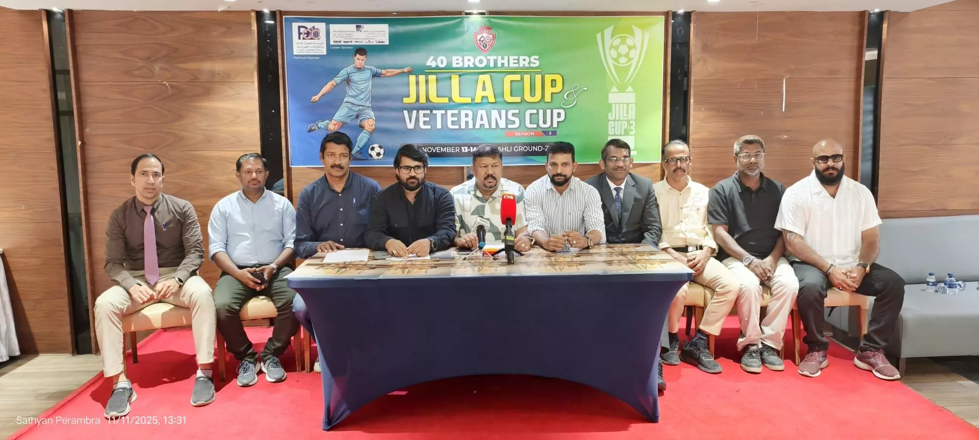 40 ബ്രദേഴ്സ് ജില്ലാ കപ്പ് സീസണ്‍ 3 നാളെ മുതല്‍ അല്‍ അഹ്ലി സ്റ്റേഡിയത്തില്‍
