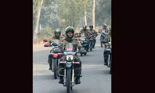 ബി.എസ്.എഫ് രൂപീകരണത്തിന്റെ 60-ാം വാര്‍ഷികം: രാജ്യത്തുടനീളം ആഘോഷങ്ങള്‍ക്ക് തുടക്കം:; ജമ്മുവില്‍ 60 ജവാന്മാര്‍ പങ്കെടുക്കുന്ന മോട്ടോര്‍ സൈക്കിള്‍ റാലി