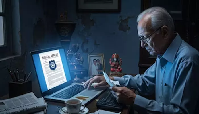 മകനെ കേസിൽ കുടുക്കാതിരിക്കണമെങ്കിൽ പണം നൽകണമെന്ന് ആവശ്യം; 45 ലക്ഷം രൂപ പിൻവലിക്കാൻ ബാങ്കിലെത്തി വയോധികൻ; ബാങ്ക് അധികൃതരുടെ ഇടപെടലില്‍ പൊളിഞ്ഞത് ഡിജിറ്റൽ അറസ്റ്റ് തട്ടിപ്പ്