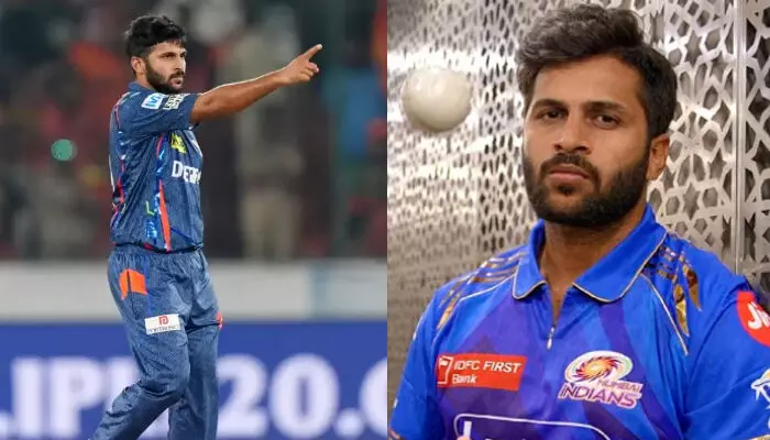 ലക്നൗ സൂപ്പർ ജയന്റ്സിൽ നിന്നും ശർദ്ദുൽ താക്കൂറിനെ ടീമിലെത്തിച്ച് മുംബൈ ഇന്ത്യൻസ്; ഐപിഎല്ലിൽ മൂന്നുതവണ ട്രേഡ് ചെയ്യപ്പെടുന്ന ആദ്യ താരമായി മുംബൈ ഓൾ റൗണ്ടർ