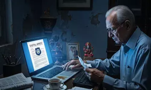 മകനെ കേസിൽ കുടുക്കാതിരിക്കണമെങ്കിൽ പണം നൽകണമെന്ന് ആവശ്യം; 45 ലക്ഷം രൂപ പിൻവലിക്കാൻ ബാങ്കിലെത്തി വയോധികൻ; ബാങ്ക് അധികൃതരുടെ ഇടപെടലില്‍ പൊളിഞ്ഞത് ഡിജിറ്റൽ അറസ്റ്റ് തട്ടിപ്പ്