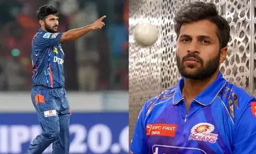 ലക്നൗ സൂപ്പർ ജയന്റ്സിൽ നിന്നും ശർദ്ദുൽ താക്കൂറിനെ ടീമിലെത്തിച്ച് മുംബൈ ഇന്ത്യൻസ്; ഐപിഎല്ലിൽ മൂന്നുതവണ ട്രേഡ് ചെയ്യപ്പെടുന്ന ആദ്യ താരമായി മുംബൈ ഓൾ റൗണ്ടർ