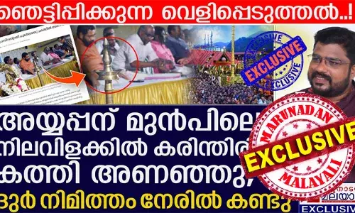 ശബരിമലയില്‍ 2018ല്‍ വിരിവെക്കുന്ന സ്ഥലത്ത് കാട്ടുപന്നികള്‍ കൂട്ടമായി അയ്യപ്പ ഭക്തരുടെ ഇടയിലേക്ക് വരുന്നൊരു ചിത്രം; തിരുവനന്തപുരത്ത് എത്തിയപ്പോള്‍ കിട്ടിയ ആദ്യ അസൈന്‍മെന്റില്‍ കിട്ടിയത് കട്ടു കട്ട് കെട്ട നാളമായി! അത് അയ്യപ്പന്‍ തന്ന അവസരം; ഭഗവാന്‍ കാണിച്ചു തന്നത് ഞാന്‍ ക്ലിക്ക് ചെയ്തു; വാസുവിന്റെ സത്യപ്രതിജ്ഞയിലെ ദുര്‍നിമിത്തം; ആ ഫോട്ടോ കഥ മറുനാടനോട് പറഞ്ഞ് അനീഷ് അയിലം