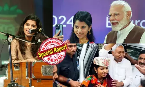 ഹിന്ദുസ്ഥാനി സംഗീതത്തിലൂടെ സമൂഹമാധ്യമം കീഴടക്കിയ ബിഹാറി ഗായിക; ഫേസ്ബുക്കിലും ഇന്‍സ്റ്റഗ്രാമിലും ലക്ഷക്കണക്കിന് ആരാധകര്‍; മോദി നേരിട്ടു നിയോഗിച്ച സ്ഥാനാര്‍ഥി;  അലിനഗറിന്റെ ലൈക്ക് വാരിക്കൂട്ടി മൈഥിലി ഠാക്കൂര്‍ നിയമസഭയിലേക്ക്; ഇനി ബിഹാറിലെ ഏറ്റവും പ്രായംകുറഞ്ഞ എംഎല്‍എ;  സീതാനഗര്‍ യാഥാര്‍ത്ഥ്യമാകുമോ?