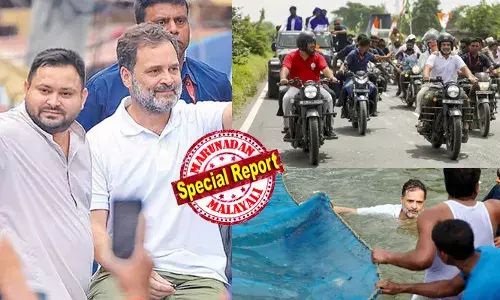 വോട്ട് ചോരി കേള്‍ക്കാന്‍  ആളുകള്‍ വന്നു; പക്ഷേ അവര്‍  ക്യൂ നിന്നത് എന്‍ഡിഎയ്ക്ക് വോട്ടുകുത്താന്‍;  രാഹുല്‍ ഗാന്ധിയുടെ യാത്ര കടന്നുപോയ മണ്ഡലങ്ങളില്‍ വമ്പന്‍ തോല്‍വി; കുളത്തില്‍ ചാടിയ മണ്ഡലത്തില്‍ ലീഡ്;  തെലങ്കാന മനസില്‍കണ്ട കോണ്‍ഗ്രസ് ബിഹാറില്‍ ദയനീയ പരാജയത്തിന്റെ പടുകുഴിയില്‍