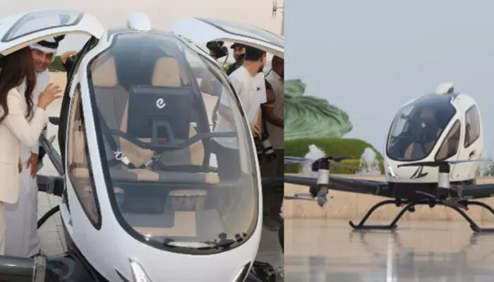 ഖത്തറിൽ പൈലറ്റ് ഇല്ലാതെ പറക്കുന്ന എയർ ടാക്സികൾ വരുന്നു; പരീക്ഷണപ്പറക്കൽ വിജയം; ചരിത്ര നിമിഷമെന്ന് ഗതാഗത മന്ത്രി ഖത്തറിൽ പൈലറ്റ് ഇല്ലാതെ പറക്കുന്ന എയർ ടാക്സികൾ വരുന്നു; പരീക്ഷണപ്പറക്കൽ വിജയം; ചരിത്ര നിമിഷമെന്ന് ഗതാഗത മന്ത്രി