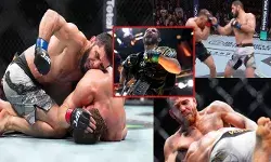 കാൽ തുടയിൽ കിട്ടിയ ആദ്യ കിക്കിൽ തന്നെ ഒന്ന് വിരണ്ട് പോയ എതിരാളി; ലോക്ക് ചെയ്ത് നിലത്തടിച്ചിട്ടും വിട്ടുകൊടുത്തില്ല; രണ്ടാം റൗണ്ട് മുതൽ റിങ്ങിൽ കണ്ടത് അതിശക്തരായ രണ്ടുപേരെ; യുഎഫ്സി വെൽറ്റർ വെയിറ്റ് കിരീടം നിലനിർത്തി ഇസ്ലാം മഖാചേവ്; ന്യൂയോർക്കിൽ അലതല്ലും ആവേശം കാൽ തുടയിൽ കിട്ടിയ ആദ്യ കിക്കിൽ തന്നെ ഒന്ന് വിരണ്ട് പോയ എതിരാളി; ലോക്ക് ചെയ്ത് നിലത്തടിച്ചിട്ടും വിട്ടുകൊടുത്തില്ല; രണ്ടാം റൗണ്ട് മുതൽ റിങ്ങിൽ കണ്ടത് അതിശക്തരായ രണ്ടുപേരെ; യുഎഫ്സി വെൽറ്റർ വെയിറ്റ് കിരീടം നിലനിർത്തി ഇസ്ലാം മഖാചേവ്; ന്യൂയോർക്കിൽ അലതല്ലും ആവേശം