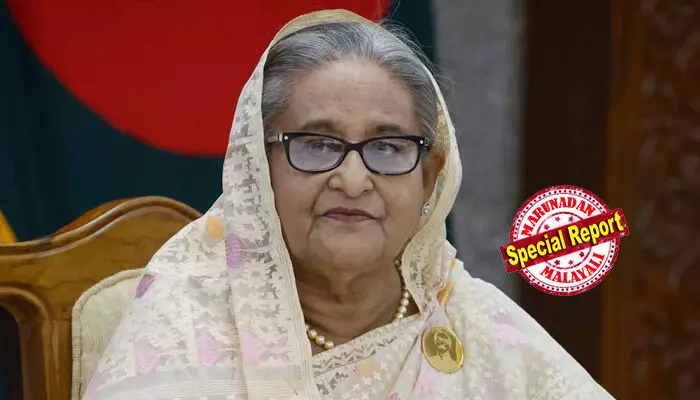 വധശിക്ഷ വിധിച്ചത് ജനാധിപത്യ അധികാരമില്ലാത്ത വ്യാജ ട്രിബ്യൂണല്; വിചാരണ മുന്കൂട്ടി നിശ്ചയിച്ച നാടകം; കുറ്റാരോപണങ്ങള് പൂര്ണ്ണമായും നിഷേധിക്കുന്നുവെന്നും ഷെയ്ഖ് ഹസീന; ബംഗ്ലാദേശിനെ കിഴക്കന് പാക്കിസ്ഥാന് ആക്കി മാറ്റാന് ശ്രമമെന്ന് അവാമി ലീഗ് വധശിക്ഷ വിധിച്ചത് ജനാധിപത്യ അധികാരമില്ലാത്ത വ്യാജ ട്രിബ്യൂണല്; വിചാരണ മുന്കൂട്ടി നിശ്ചയിച്ച നാടകം; കുറ്റാരോപണങ്ങള് പൂര്ണ്ണമായും നിഷേധിക്കുന്നുവെന്നും ഷെയ്ഖ് ഹസീന; ബംഗ്ലാദേശിനെ കിഴക്കന് പാക്കിസ്ഥാന് ആക്കി മാറ്റാന് ശ്രമമെന്ന് അവാമി ലീഗ്