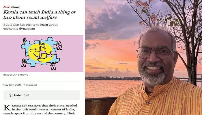 കേരളത്തില്‍ വരുന്ന മാറ്റങ്ങളെ പറ്റി, ആരെന്തു പറഞ്ഞാലും വിശ്വസിച്ചാലും, കേരളം വളരുകയാണ്; കേരള വികസനത്തെ ഇപ്പോഴും അംഗീകരിക്കാന്‍ മടിക്കുന്നവരില്‍ കൂടുതലും, കേരളത്തില്‍ നിന്നുള്ളവരാണ്; അതിന്റെ പ്രധാനകാരണം രാഷ്ട്രീയവും: മുരളി തുമ്മാരുകുടിയുടെ പോസ്റ്റ് ചര്‍ച്ചയാകുന്നു