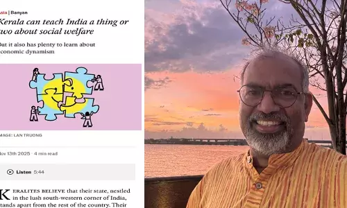 കേരളത്തില്‍ വരുന്ന മാറ്റങ്ങളെ പറ്റി, ആരെന്തു പറഞ്ഞാലും വിശ്വസിച്ചാലും, കേരളം വളരുകയാണ്; കേരള വികസനത്തെ ഇപ്പോഴും അംഗീകരിക്കാന്‍ മടിക്കുന്നവരില്‍ കൂടുതലും, കേരളത്തില്‍ നിന്നുള്ളവരാണ്; അതിന്റെ പ്രധാനകാരണം രാഷ്ട്രീയവും: മുരളി തുമ്മാരുകുടിയുടെ പോസ്റ്റ് ചര്‍ച്ചയാകുന്നു