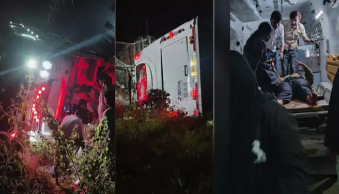 കർണാടകയിൽ നിയന്ത്രണം തെറ്റിയെത്തിയ ബസ് മറിഞ്ഞു; അപകടത്തിൽപ്പെട്ടത് മലയാളി വിദ്യാർത്ഥികൾ സഞ്ചരിച്ച ബസ്; ആരുടെയും പരിക്ക് ഗുരുതരമല്ലെന്നും വിവരങ്ങൾ കർണാടകയിൽ നിയന്ത്രണം തെറ്റിയെത്തിയ ബസ് മറിഞ്ഞു; അപകടത്തിൽപ്പെട്ടത് മലയാളി വിദ്യാർത്ഥികൾ സഞ്ചരിച്ച ബസ്; ആരുടെയും പരിക്ക് ഗുരുതരമല്ലെന്നും വിവരങ്ങൾ