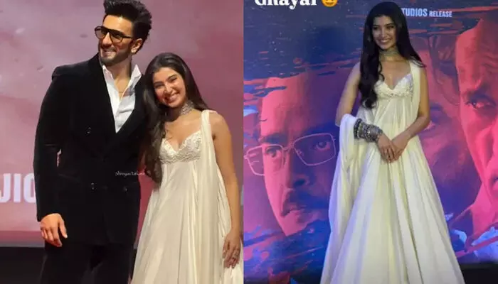 ആൻമരിയയിലെ മലയാളികളുടെ പ്രിയ താരം; ബോളിവുഡ് ചിത്രത്തിന്റെ ട്രെയിലർ ലോഞ്ചിൽ ഗ്ലാമറസ്സായി സാറ അർജുൻ; വൈറലായി വീഡിയോ; 40കാരന് 20കാരി നായികയെന്ന് വിമർശനം ആൻമരിയയിലെ മലയാളികളുടെ പ്രിയ താരം; ബോളിവുഡ് ചിത്രത്തിന്റെ ട്രെയിലർ ലോഞ്ചിൽ ഗ്ലാമറസ്സായി സാറ അർജുൻ; വൈറലായി വീഡിയോ; 40കാരന് 20കാരി നായികയെന്ന് വിമർശനം