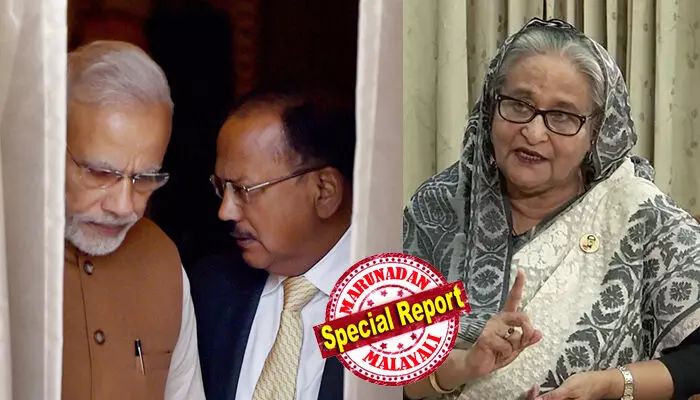 ഷെയ്ഖ് ഹസീനയ്ക്ക് വധശിക്ഷ വിധിച്ച് മണിക്കൂറുകള്ക്കകം ബംഗ്ലാദേശ് ദേശീയ സുരക്ഷാ ഉപദേഷ്ടാവ് ഇന്ത്യയില്; അജിത് ഡോവലുമായി നിര്ണായക കൂടിക്കാഴ്ച; മുന് പ്രധാനമന്ത്രിയെ വിട്ടുകിട്ടാന് ഇന്റര്പോളിനെ സമീപിച്ചേക്കും; രാഷ്ട്രീയപ്രേരിതമെന്ന നിലപാടില് ഉറച്ച് ഇന്ത്യ; ഇരുരാജ്യങ്ങള് തമ്മിലുള്ള കരാറില് പറയുന്നത് ഷെയ്ഖ് ഹസീനയ്ക്ക് വധശിക്ഷ വിധിച്ച് മണിക്കൂറുകള്ക്കകം ബംഗ്ലാദേശ് ദേശീയ സുരക്ഷാ ഉപദേഷ്ടാവ് ഇന്ത്യയില്; അജിത് ഡോവലുമായി നിര്ണായക കൂടിക്കാഴ്ച; മുന് പ്രധാനമന്ത്രിയെ വിട്ടുകിട്ടാന് ഇന്റര്പോളിനെ സമീപിച്ചേക്കും; രാഷ്ട്രീയപ്രേരിതമെന്ന നിലപാടില് ഉറച്ച് ഇന്ത്യ; ഇരുരാജ്യങ്ങള് തമ്മിലുള്ള കരാറില് പറയുന്നത്