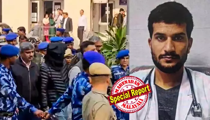 വനിതാ രോഗികളോട് ചോദിക്കുന്നത് ഹിജാബ് ധരിക്കാത്തതിനെക്കുറിച്ച്; ക്ലാസ് മുറികളില് ആണ്കുട്ടികളേയും പെണ്കുട്ടികളേയും വേര്തിരിച്ചിരുത്തണമെന്നും വാദം; ചെങ്കോട്ടയിലെ ചാവേര് ഡോക്ടര് ഉമര്നബി തീവ്രനിലപാടുകാരന്; അഹമ്മദാബാദ് സ്ഫോടനക്കേസിലെ പ്രതി പഠിച്ചതും അല് ഫലാഹില് വനിതാ രോഗികളോട് ചോദിക്കുന്നത് ഹിജാബ് ധരിക്കാത്തതിനെക്കുറിച്ച്; ക്ലാസ് മുറികളില് ആണ്കുട്ടികളേയും പെണ്കുട്ടികളേയും വേര്തിരിച്ചിരുത്തണമെന്നും വാദം; ചെങ്കോട്ടയിലെ ചാവേര് ഡോക്ടര് ഉമര്നബി തീവ്രനിലപാടുകാരന്; അഹമ്മദാബാദ് സ്ഫോടനക്കേസിലെ പ്രതി പഠിച്ചതും അല് ഫലാഹില്