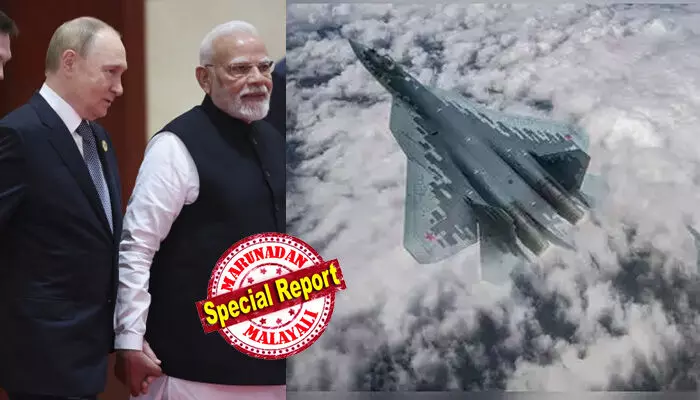 വ്യോമസേനയ്ക്ക് കരുത്ത് കൂട്ടാന് ഇനി റഷ്യയുടെ അഞ്ചാം തലമുറ ഫൈറ്റര് ജെറ്റും; സു-57 സ്റ്റെല്ത്ത് യുദ്ധവിമാനം ഇന്ത്യയില് പൂര്ണ്ണമായി ഉത്പാദിപ്പിക്കാന് സാധ്യത; പുട്ടിന്റെ ഇന്ത്യ സന്ദര്ശനത്തിന് മുന്നോടിയായി ഒരു പാശ്ചാത്യ പ്രതിരോധ പങ്കാളിയും നല്കാത്ത വമ്പന് വാഗ്ദാനവുമായി റഷ്യ; സാങ്കേതിക കൈമാറ്റത്തിനും സാങ്കേതിക പഠനത്തിനും മോസ്കോ തയ്യാറെന്ന് റോസ്ടെക്ക് സിഇഒ വ്യോമസേനയ്ക്ക് കരുത്ത് കൂട്ടാന് ഇനി റഷ്യയുടെ അഞ്ചാം തലമുറ ഫൈറ്റര് ജെറ്റും; സു-57 സ്റ്റെല്ത്ത് യുദ്ധവിമാനം ഇന്ത്യയില് പൂര്ണ്ണമായി ഉത്പാദിപ്പിക്കാന് സാധ്യത; പുട്ടിന്റെ ഇന്ത്യ സന്ദര്ശനത്തിന് മുന്നോടിയായി ഒരു പാശ്ചാത്യ പ്രതിരോധ പങ്കാളിയും നല്കാത്ത വമ്പന് വാഗ്ദാനവുമായി റഷ്യ; സാങ്കേതിക കൈമാറ്റത്തിനും സാങ്കേതിക പഠനത്തിനും മോസ്കോ തയ്യാറെന്ന് റോസ്ടെക്ക് സിഇഒ