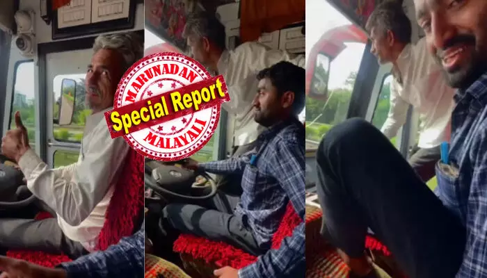 നൂറ് നൂറ്റിപ്പത്ത് സ്പീഡിൽ കുതിച്ചോടുന്ന ബസ്; മുഴുവൻ ഗിയർ മാറി സ്മൂത്ത് ഡ്രൈവ്; പെട്ടെന്ന് യാത്രക്കാരുടെ ജീവന് പുല്ലുവില കൊടുക്കുന്ന പ്രവർത്തി; വളയത്തിൽ പിടിച്ചുകൊണ്ട് ഡ്രൈവർമാർ ചെയ്തത്; തല പുകയുന്ന ചിത്രങ്ങൾ പുറത്ത്