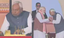 ബിഹാര്‍ മുഖ്യമന്ത്രി പദത്തില്‍ പത്താം ഊഴം; ചരിത്രമെഴുതി നിതീഷ്‌കുമാര്‍ സത്യപ്രതിജ്ഞ ചെയ്തു;  ബിജെപിയുടെ സാമ്രാട്ട് ചൗധരിയും വിജയ്കുമാര്‍ സിന്‍ഹയും ഉപമുഖ്യമന്ത്രിമാര്‍;  പ്രധാനമന്ത്രിയും കേന്ദ്രമന്ത്രിമാരും എന്‍ഡിഎ മുഖ്യമന്ത്രിമാരും വേദിയില്‍