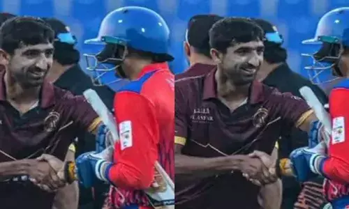 അന്ന് പ്രതികരിച്ചത് രക്തവും വിയർപ്പും ഒരുമിച്ച് കൊണ്ടുപോകാനാവില്ലെന്ന്; അബുദാബി ടി10 ലീഗില്‍ പാക്ക് താരത്തിന് കൈകൊടുത്ത് ഹര്‍ഭജന്‍ സിംഗ്; വീഡിയോ വൈറലായതിനു പിന്നാലെ വിമർശനവുമായി ആരാധകർ