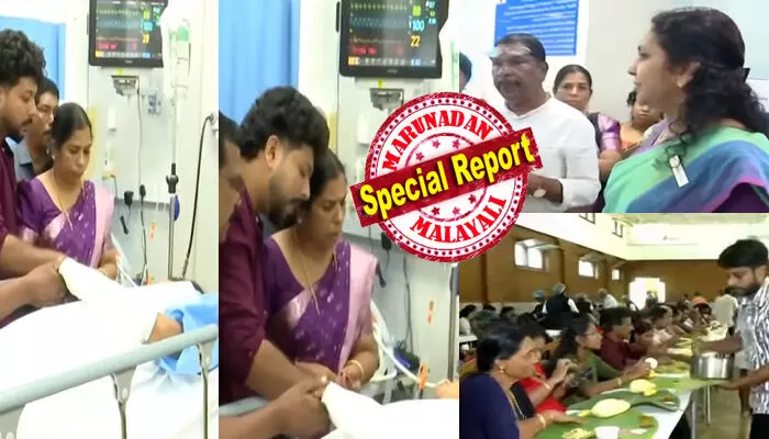 മെറൂൺ ഷർട്ട് ധരിച്ച് തന്റെ പ്രിയതമയെ സ്വന്തമാക്കാൻ നേരെ ഓടിയെത്തിയത് ആശുപത്രി നടയിൽ; ഒന്ന് എഴുന്നേൽക്കാൻ പോലും സാധിക്കാതെ പ്ലാസ്റ്ററിട്ട കൈയ്യുമായി കിടക്കുന്ന ആവണിയുടെ കഴുത്തിൽ താലിചാർത്തൽ; കണ്ടുനിന്നവരുടെ കണ്ണുകൾ അറിയാതെ നിറഞ്ഞ നിമിഷം; വിവാഹദിനത്തിലെ അപകടത്തിന് മുന്നില്‍ ഒട്ടും പതറാതെ ആ നവദമ്പതികൾ; ഇത് അപൂര്‍വ ‘മുഹൂര്‍ത്തം’