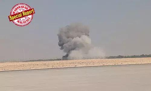 ദുബായ് എയര്‍ഷോയില്‍ അപകടം; ഇന്ത്യന്‍ യുദ്ധ വിമാനം തേജസ് തകര്‍ന്നുവീണു; അപകടം പ്രാദേശിക സമയം ഉച്ചയ്ക്ക് 2:10 ഓടെ; അല്‍മക്തും വിമാനത്താവളത്തിന് അരികെ വിമാനം തകര്‍ന്നുവീഴുന്ന ദൃശ്യങ്ങള്‍ പുറത്ത്; പൈലറ്റ് രക്ഷപ്പെട്ടുവോ എന്ന് വ്യക്തമല്ല; എയര്‍ഷോ നിര്‍ത്തി വച്ചു