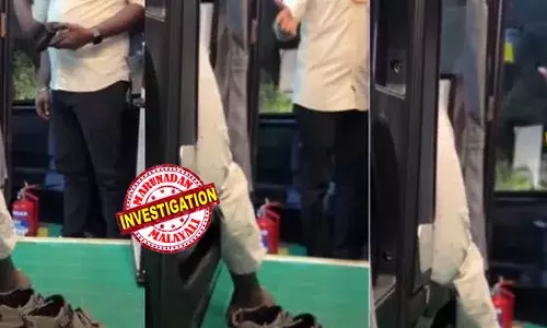 പുത്തന്‍ കെഎസ്ആര്‍ടിസി ബസില്‍ യാത്രക്കാരന്‍ കാര്‍ക്കിച്ച് തുപ്പി,? സംഭവം കണ്ട് ബസ് നിര്‍ത്തി ഡ്രൈവര്‍;  ഇത് മോശമാണ് കേട്ടോ എന്ന് കണ്ടക്ടര്‍; സഹയാത്രികനായ വ്‌ലോഗര്‍ പകര്‍ത്തിയ പങ്കുവച്ച് മന്ത്രി ഗണേശ് കുമാര്‍