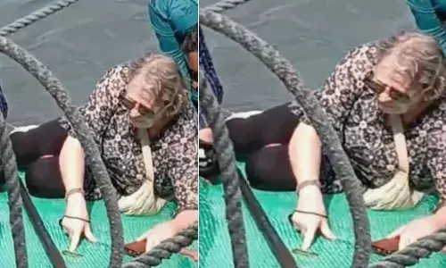 ചീനവലത്തട്ട് തകർന്ന് അപകടം; വിദേശികൾ അഴിമുഖത്തേക്ക് തെന്നി വീണു; രക്ഷപ്പെട്ടത് ഭാഗ്യം കൊണ്ട്; സംഭവം ഫോർട്ടുകൊച്ചിയിൽ