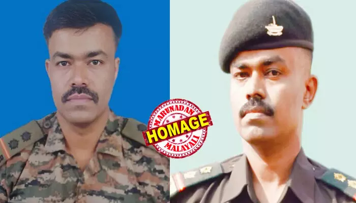 ജമ്മു കശ്മീരില്‍ വ്യത്യസ്ത സംഭവങ്ങളില്‍ രണ്ട് സൈനികര്‍ക്ക് വീരമൃത്യു; മലയാളിയായ ജൂനിയര്‍ കമ്മീഷന്‍ഡ് ഓഫീസര്‍ സജീഷിന്റെ മരണം പട്രോളിങ്ങിനിടെ നില തെറ്റി കൊക്കയിലേക്ക് വീണതോടെ; മലപ്പുറം സ്വദേശിയുടെ ഭൗതിക ശരീരം പുലര്‍ച്ചെ നാട്ടിലെത്തിക്കും; ആദരാഞ്ജലി അര്‍പ്പിച്ച് വൈറ്റ് നൈറ്റ് കോര്‍പ്സ്; പൂഞ്ചിലെ മെന്‍ധാറില്‍ അഗ്നിവീറിന് വെടിയേറ്റ് മരണം