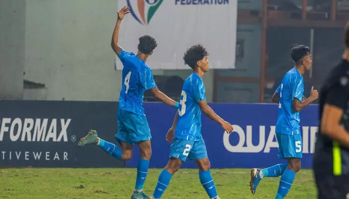 ഏക അരീനയിൽ പലസ്തീനുമായി സമനില; അണ്ടർ-17 ഏഷ്യൻ കപ്പ് ഫുട്ബോൾ യോഗ്യതാ റൗണ്ടിലെ ആദ്യ മത്സരത്തിൽ ഇന്ത്യക്ക് നിരാശ