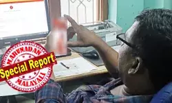 കമ്പ്യൂട്ടറിന് സാങ്കേതിക തകരാറുണ്ടെന്ന് ഉദ്യോഗസ്ഥൻ; തപാൽ ഓഫീസിന് മുന്നിൽ ജനങ്ങൾ കാത്തുനിന്നത് മണിക്കൂറുകൾ; കസേരയിൽ ചാരിയിരുന്ന് അശ്ലീല വീഡിയോ കണ്ട് പോസ്റ്റ് ഓഫീസ് ജീവനക്കാരന്‍; വീഡിയോ വൈറലായതോടെ വ്യാപക വിമർശനം