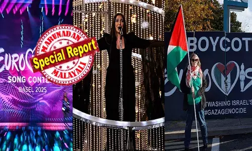 ഇസ്രയേലിൻ്റെ മത്സരാർത്ഥി ഉയർന്ന റാങ്കിങ്ങിൽ വന്നതുമുതൽ തുടങ്ങിയ അസൂയ; ഉടനെ ജൂതന്മാർക്കെതിരെ ബോയ്‌കോട്ട് വിളികളുമായി ആ രാജ്യങ്ങൾ; ഇതൊന്നും നേരിട്ട് പ്രതികരിക്കാതെ പരിപാടിയുടെ വോട്ടിംഗ് സമ്പ്രദായം തന്നെ പരിഷ്കരിച്ച് അധികൃതർ; വോട്ടുകളുടെ എണ്ണം കുറച്ചും ജൂറിയെ തിരികെ കൊണ്ടുവന്നും ബുദ്ധി; യൂറോവിഷൻ സോങ് കോണ്ടസ്റ്റ് വിവാദത്തിൽ സംഭവിക്കുന്നത്