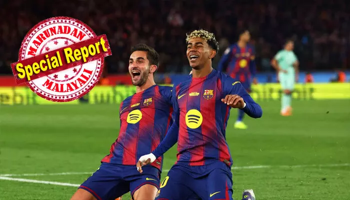 കാമ്പ് നൗവിലെ തിരിച്ചുവരവ് ഗംഭീരമാക്കി ഹാൻസി ഫ്ലിക്കും സംഘവും; ലാ ലിഗയിൽ അത്ലെറ്റിക് ബിൽബാവോയെ എതിരില്ലാത്ത നാല് ഗോളുകൾക്ക് തകർത്ത് കറ്റാലൻ പട; ഫെറാൻ ടോറസിന് ഇരട്ട ഗോൾ; പോയിന്റ് പട്ടികയിൽ റയൽ മാഡ്രിഡിനൊപ്പമെത്തി ബാഴ്സലോണ കാമ്പ് നൗവിലെ തിരിച്ചുവരവ് ഗംഭീരമാക്കി ഹാൻസി ഫ്ലിക്കും സംഘവും; ലാ ലിഗയിൽ അത്ലെറ്റിക് ബിൽബാവോയെ എതിരില്ലാത്ത നാല് ഗോളുകൾക്ക് തകർത്ത് കറ്റാലൻ പട; ഫെറാൻ ടോറസിന് ഇരട്ട ഗോൾ; പോയിന്റ് പട്ടികയിൽ റയൽ മാഡ്രിഡിനൊപ്പമെത്തി ബാഴ്സലോണ