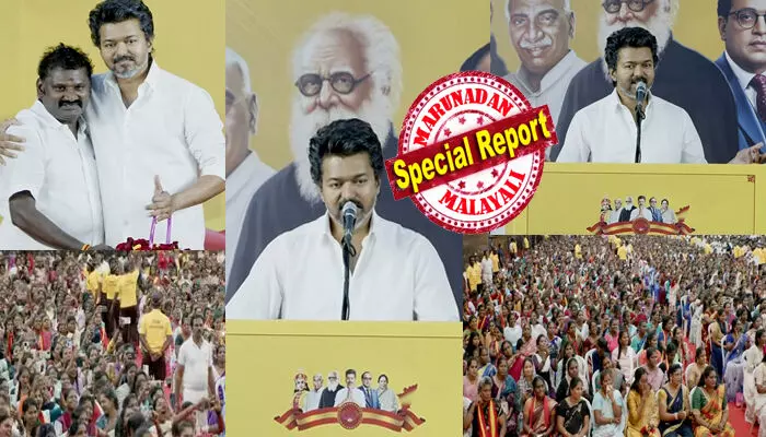 യെപ്പാ..എന്നല്ലാമേ പണ്ട്രാഗ ഇവ..മക്കളെ ഉങ്കള്‍ക്ക് നല്ല തെരിയുമേ..; ഇവിടെ നേരെ ഒരു ബസ് സ്റ്റാന്‍ഡ് പോലും ഇല്ലെന്ന് ഉറക്കെ പറഞ്ഞുകൊണ്ട് കാഞ്ചിപുരത്ത് വീണ്ടും എന്‍ട്രി നടത്തി തലൈവര്‍; ആവേശത്തിലായ അണികളും; ഉള്ളരങ്ങ് പരിപാടിയിലൂടെ ടിവികെ യുടെ തിരിച്ചുവരവ്; ദളപതി തമിഴ് മണ്ണിന്റെ മുഖ്യനാകുമോ?