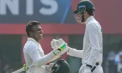 ഏഴാമനായി ഇറങ്ങി സെഞ്ചുറിയുമായി മുത്തുസാമി; ഒന്‍പതാമനായി ഇറങ്ങി സെഞ്ചുറിക്ക് അരികെവീണ മാര്‍ക്കോ യാന്‍സന്‍;  എറിഞ്ഞുമടുത്ത് ഇന്ത്യന്‍ ബൗളര്‍മാര്‍; ഒടുവില്‍ പ്രോട്ടീസ് 489 റണ്‍സിന് പുറത്ത്;  ഗുവാഹത്തി ക്രിക്കറ്റ് ടെസ്റ്റില്‍ ഇന്ത്യ പ്രതിരോധത്തില്‍