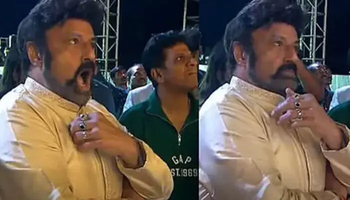 എന്റമ്മോ...എന്നെ കൊണ്ട് വയ്യ..; അത്യുഗ്രൻ സർ..സൂപ്പർ സർ; സ്വന്തം അഭിനയം കണ്ട് വാ പൊളിക്കുന്ന ബാലയ്യ; അഖണ്ഡ 2 ട്രെയിലർ ലോഞ്ചിനിടെ സംഭവിച്ചത്