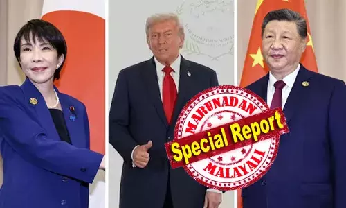 ജാപ്പനീസ് സിനിമകള്ക്ക് പോലും ചൈനയില് വിലക്ക്; വൃത്തികെട്ട കഴുത്തുകള് ഛേദിക്കുമെന്ന മുന്നറിയിപ്പ് ജപ്പാന് പ്രധാനമന്ത്രിയെ ലക്ഷ്യമിട്ടും; തായ് വാനം ആക്രമിച്ചാല് സൈനിക നടപടിയെന്ന് ജപ്പാനും; യോനാഗുനിയയില് ഭൂഗര്ഭ ബങ്കറും; മൂന്നാം ലോകമഹായുദ്ധ ചര്ച്ചകളില് കിഴക്കന് ശത്രുതയും; ജപ്പാനും ചൈനയും രണ്ടു വഴിയിലേക്ക് ജാപ്പനീസ് സിനിമകള്ക്ക് പോലും ചൈനയില് വിലക്ക്; വൃത്തികെട്ട കഴുത്തുകള് ഛേദിക്കുമെന്ന മുന്നറിയിപ്പ് ജപ്പാന് പ്രധാനമന്ത്രിയെ ലക്ഷ്യമിട്ടും; തായ് വാനം ആക്രമിച്ചാല് സൈനിക നടപടിയെന്ന് ജപ്പാനും; യോനാഗുനിയയില് ഭൂഗര്ഭ ബങ്കറും; മൂന്നാം ലോകമഹായുദ്ധ ചര്ച്ചകളില് കിഴക്കന് ശത്രുതയും; ജപ്പാനും ചൈനയും രണ്ടു വഴിയിലേക്ക്