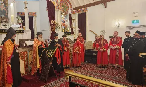 ആര്‍മിനിയന്‍ സഭാ ആസ്ഥാനത് കാതോലിക്കാ ബാവക്ക് ഊഷ്മള വരവേല്‍പ്പ് :നൈജീരിയയിലെ അക്രമങ്ങളില്‍ ലോകനേതാക്കള്‍ ഇടപെടണമെന്ന് ബാവ