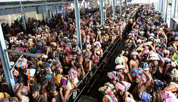 ശബരിമലയില്‍ വീണ്ടും തിരക്കായി; ഇന്ന് സ്‌പോട് ബുക്കി 5000 മാത്രം