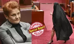 ബുര്‍ഖ നിരോധിക്കൂ; പ്രതിഷേധവുമായി തീവ്രവലത് സെനറ്റര്‍ ബുര്‍ഖ ധരിച്ച് ഓസ്ട്രേലിയന്‍ പാര്‍ലമെന്റില്‍; ക്ഷമ പറയില്ലെന്ന നിലപാട് എടുത്തതോടെ പോളിന്‍ ഹാന്‍സന് പാര്‍ലമെന്റില്‍ നിന്നും സസ്‌പെന്‍ഷന്‍