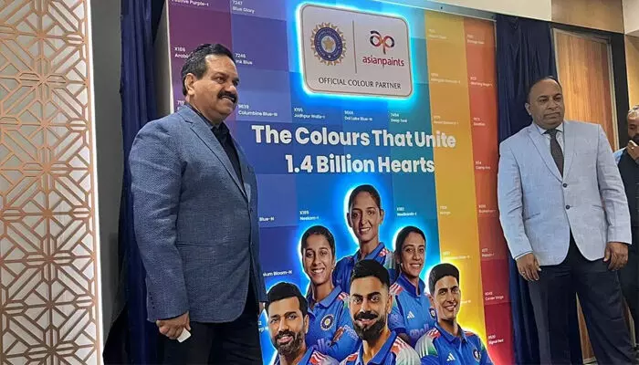 വൈറ്റ്‌വാഷിന് പിന്നാലെ പെയിന്റടിക്കുന്നത് നല്ലതാണ്, പുട്ടിയും പെയിന്റും ഇപ്പോൾത്തന്നെ ഗുവാഹത്തിയിലെത്തിക്കണം; ഏഷ്യൻ പെയിന്റ്സിനെ കളർ പാട്ണറാക്കി ബി.സി.സി.ഐ; ട്രോളുമായി ആരാധകർ