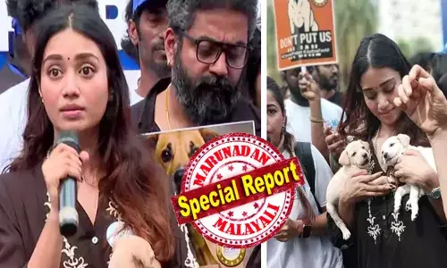 മനുഷ്യൻ തെറ്റ് ചെയ്താൽ കൊന്നുകളയുമോ, നായ കടിക്കുമ്പോൾ അതിനെ വലുതാക്കി ഭീതി പരത്തുന്നു; പരിഹാരം കണ്ടെത്തുകയാണ് വേണ്ടത്; പുലിവാല് പിടിച്ച് നിവേദ പേതുരാജ്; കാറിൽ യാത്ര ചെയ്യുന്ന നടിക്ക് സാധാരണക്കാരുടെ ദുരിതം മനസ്സിലാകുമോയെന്ന് വിമർശനം