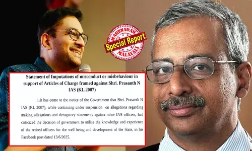 കെ എം എബ്രഹാമിനെ പോലെ വിരമിച്ച ഉദ്യോഗസ്ഥരെ വീണ്ടും നിയമിക്കുന്നത് അമൂല്യമായ മുതല്‍ക്കൂട്ട് എന്ന് പുകഴ്ത്തി; എന്‍ പ്രശാന്ത് ഐഎഎസിന് എതിരെ വീണ്ടും വടിയെടുത്തു; മതിയായി പുകഴ്ത്തിയില്ല എന്ന് പറഞ്ഞ് അച്ചടക്ക നടപടി! ഡോ. ജയതിലകിനെതിരായ പരാതിക്ക് പിന്നാലെ മൂന്നാംവട്ടവും പ്രതിക്കൂട്ടില്‍; ആരെന്ത് പറയണം എന്ന് രാജാവ് തീരുമാനിക്കുന്ന സുവര്‍ണകാലം വന്നെത്തിയെന്ന് പ്രശാന്ത്