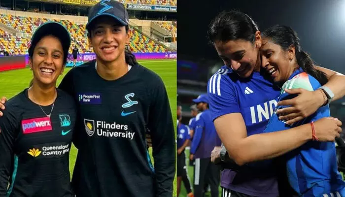 ഈ പ്രതിസന്ധി ഘട്ടത്തിൽ സ്മൃതി മന്ദാനയുടെ കൂടെ നില്ക്കണം; സുഹൃത്തിന് താങ്ങായി ജെമീമ റോഡ്രിഗസ്; വനിതാ ബിഗ് ബാഷ് ലീഗിൽ നിന്ന് വിട്ടു നിൽക്കും ഈ പ്രതിസന്ധി ഘട്ടത്തിൽ സ്മൃതി മന്ദാനയുടെ കൂടെ നില്ക്കണം; സുഹൃത്തിന് താങ്ങായി ജെമീമ റോഡ്രിഗസ്; വനിതാ ബിഗ് ബാഷ് ലീഗിൽ നിന്ന് വിട്ടു നിൽക്കും