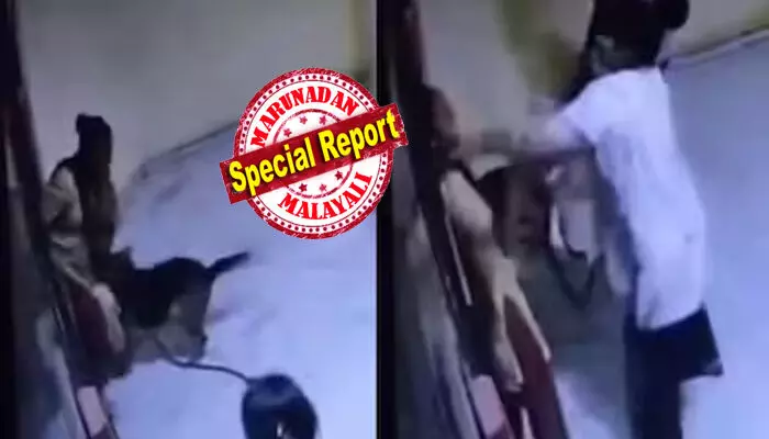 ഒരു യുവാവിന്റെ കൂടെ സ്റ്റെപ്പ് കയറി വന്ന വളർത്തുനായ; പെട്ടെന്ന് തൊട്ട് അടുത്തുകൂടി നടന്നുപോയ യുവതിയുടെ ശരീരത്തിൽ ചാടി വീണ് ആ ജർമ്മൻ ഷെപ്പേർഡ്; ചോദ്യം ചെയ്തതോടെ ഉടമയുടെ വിചിത്ര സ്വഭാവം; ഭയപ്പെടുത്തുന്ന ചിത്രങ്ങൾ പുറത്ത്