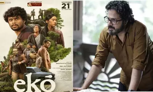 അർഥം നോക്കുമ്പോൾ പടവുമായി കണക്ട് ചെയ്യുന്ന ചില സംഭവങ്ങളുണ്ട്, ആ വാക്കിൽ ഒരു കാരക്ടർ ഉണ്ടെന്ന് തോന്നി; അതിനാൽ എക്കോ എന്ന ടൈറ്റിലിട്ടു; വെളിപ്പെടുത്തി ദിൻജിത്ത് അയ്യത്താൻ