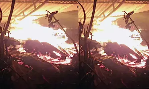 പുലർച്ചെ പ്രദേശത്ത് അസാധാരണ പുക; നാട്ടുകാർ ഓടിയെത്തിയപ്പോൾ ഞെട്ടൽ; വാണിയംകുളത്ത് ഫർണിച്ചർ സ്ഥാപനത്തിലെ തീപിടുത്തത്തിൽ ലക്ഷങ്ങളുടെ നഷ്ടം