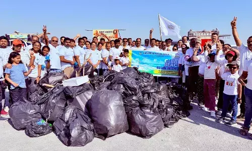 ഗുരുദേവ സോഷ്യല്‍ സൊസൈറ്റി ബീച്ച് ക്ലീനിങ് സംഘടിപ്പിച്ചു