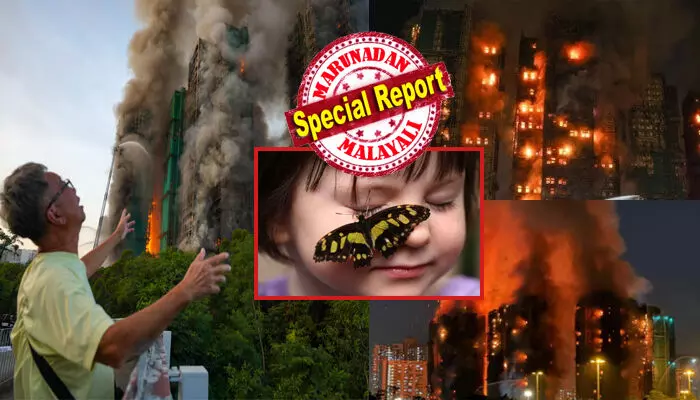 ഒരു ചെറിയ തീപ്പൊരി എങ്ങനെ ഭീമൻ കെട്ടിടത്തെ വിഴുങ്ങി?; ഹോങ്കോങ്ങ് ചരിത്രത്തിലെ തന്നെ ഏറ്റവും വലിയ അഗ്നിബാധ; എല്ലാത്തിനും കാരണം ആ തൊഴിലാളിയുടെ സിഗരറ്റ് കുറ്റിയോ?; എന്താണ് ബട്ടർഫ്‌ളൈ എഫക്ട് എന്ന് കൃത്യമായി കാണിച്ചുതരുന്ന ദാരുണ സംഭവം; ഭയപ്പെടുത്തുന്ന ചിത്രങ്ങൾ പുറത്ത്