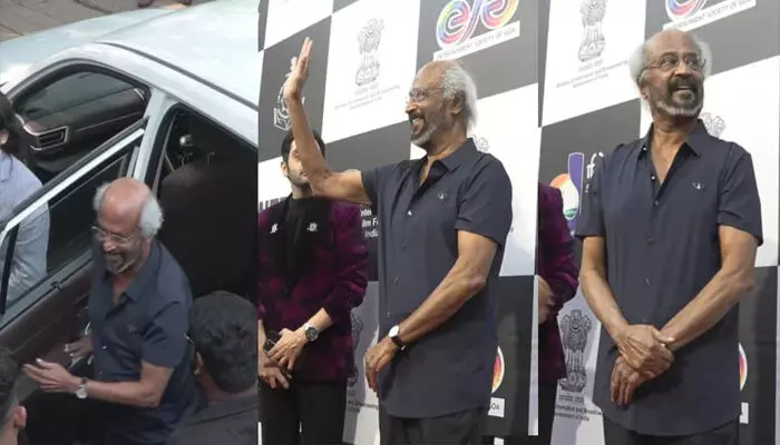 56-ാമത് ഗോവ രാജ്യാന്തര ചലച്ചിത്രമേളയിൽ രജിനികാന്തിന് ആദരം; സമാപന ചടങ്ങിനെത്തിയത് മകൾ ഐശ്വര്യയ്‌ക്കൊപ്പം; പ്രേക്ഷകരുമായി സംവദിച്ച് സൂപ്പർസ്റ്റാർ