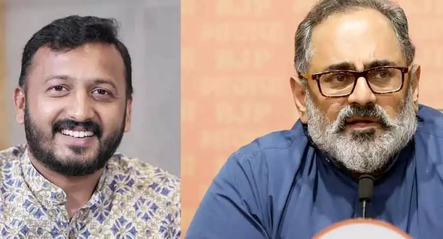 മാങ്കൂട്ടത്തിലിനെ പോലുള്ളവര്‍ കഴിയേണ്ടത് ജയിലിലാണെന്ന് രാജീവ് ചന്ദ്രശേഖര്‍; പരാതിക്ക് പിന്നില്‍ സിപിഎം-ബി.ജെ.പി ബന്ധമുണ്ടെന്ന വാദം വിഡ്ഢിത്തമെന്ന് ബിജെപി അധ്യക്ഷന്‍